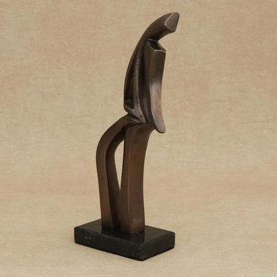 Alternate image for Signed Fine Art Sculpture of a Samba Dancer from Brazil Samba II