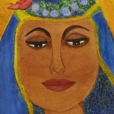 Alternate image for Original Naif Painting of Santa Dica Santa Dica