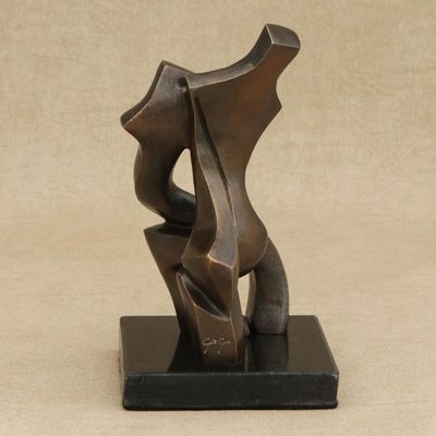 Alternate image for Signed Fine Art Abstract Sculpture from Brazil Comfort III