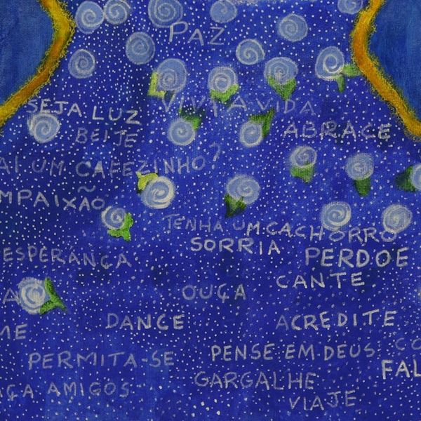Alternate image for Original Naif Painting of Santa Dica Santa Dica