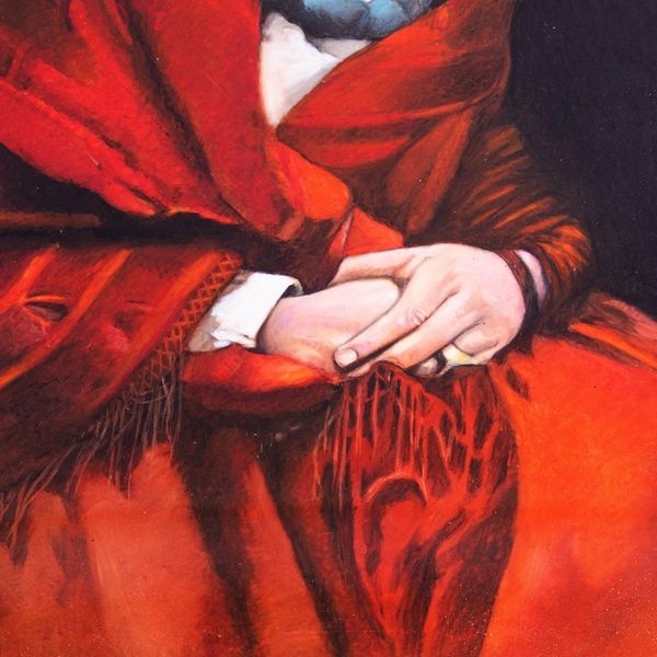 Alternate image for Signed and Mounted Portrait of Frida Kahlo from Mexico Calm Frida