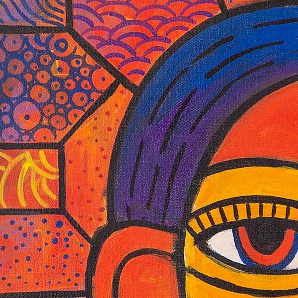 Alternate image for Acrylic Figure Painting on Canvas Intimacy II