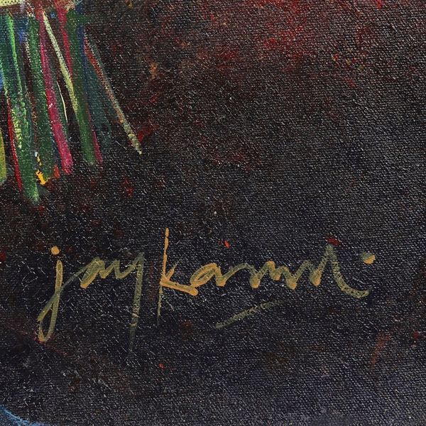 Alternate image for Signed Acrylic Expressionist Painting of a Woman Hope of Love