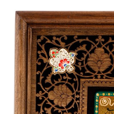 Alternate image for Uzbek Folk Painting in Lacquer Miniature Art Style Caravan I