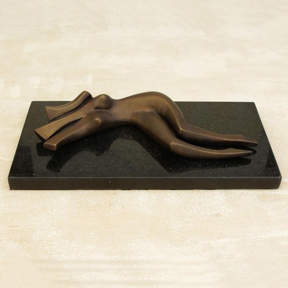 Bronze sculpture 'Rest'