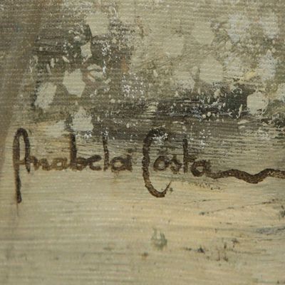 Alternate image for Expressionist Beach Scene Painting from Brazil 2017 The Breeze of Buzios