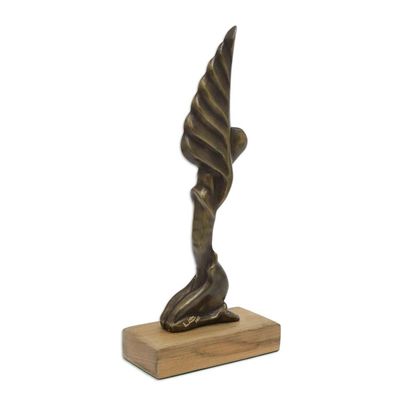 Alternate image for Limited-Edition Bronze Angel Sculpture Angel of Light II
