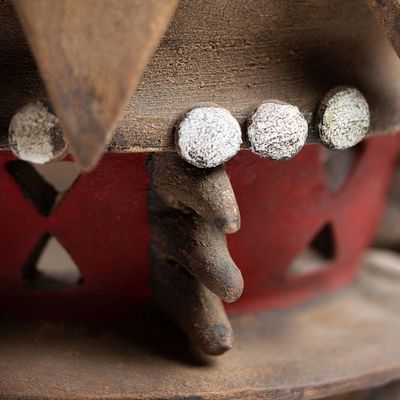 Alternate image for Handmade Decorative Ceremonial Style Vessel Teotihuacan Brazier