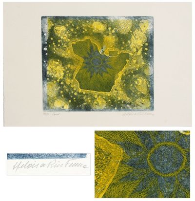 Alternate image for Signed Original Print Abstract Art Para