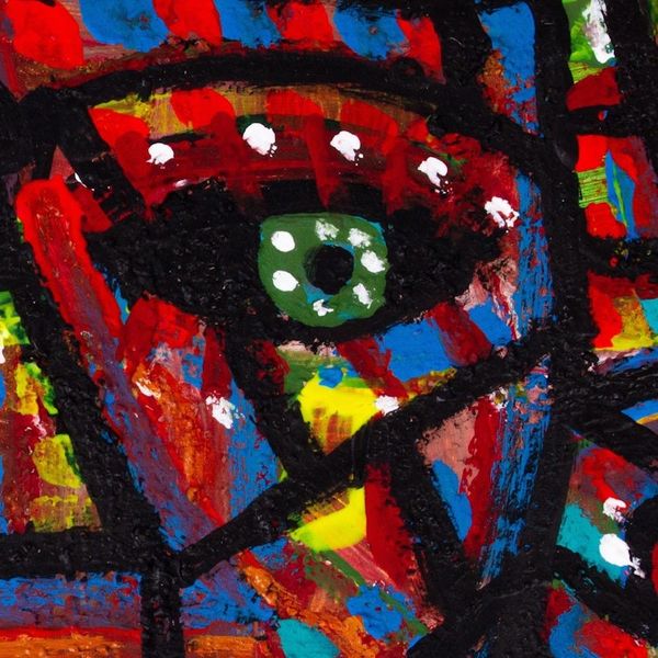 Alternate image for Cubist-Inspired Original Painting Caribbean Dream