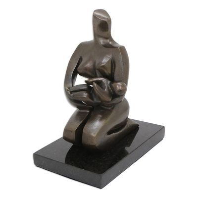 Alternate image for Inspirational Semi-Abstract Bronze Sculpture on Granite Base Accomplishment