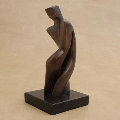 Alternate image for Signed Artistic Bronze Sculpture from Brazil Lovers