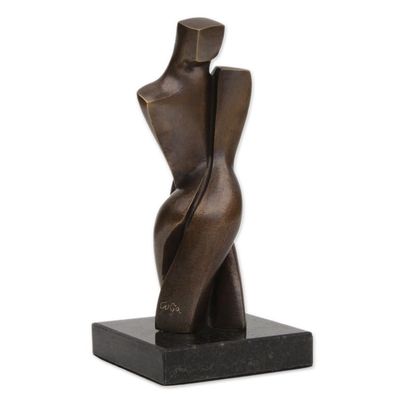 Alternate image for Signed Artistic Bronze Sculpture from Brazil Lovers