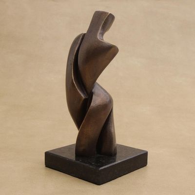 Alternate image for Signed Artistic Bronze Sculpture from Brazil Lovers