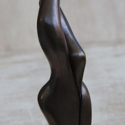 Alternate image for Bronze Sculpture of Souls Entwined Figures from Brazil Souls Entwined