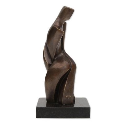Alternate image for Signed Artistic Bronze Sculpture from Brazil Lovers