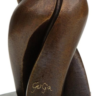 Alternate image for Signed Artistic Bronze Sculpture from Brazil Lovers