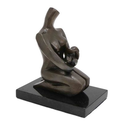 Alternate image for Inspirational Semi-Abstract Bronze Sculpture on Granite Base Accomplishment
