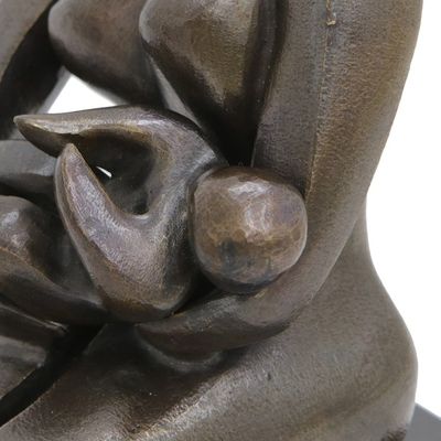 Alternate image for Inspirational Semi-Abstract Bronze Sculpture on Granite Base Accomplishment