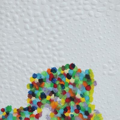 Alternate image for Signed Colorful Abstract Painting from Brazil Rock Crystals I