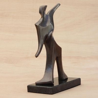 Alternate image for Hand Crafted Bronze Contemporary Sculpture of a Pitcher Pitcher