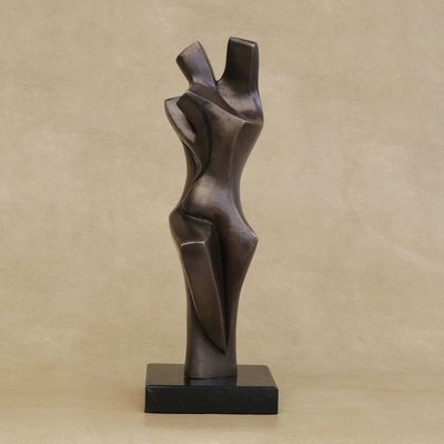 Alternate image for Romantic Bronze Fine Art Sculpture from Brazil Romance