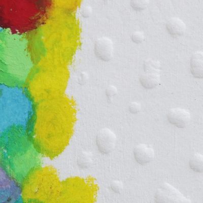 Alternate image for Signed Colorful Abstract Painting from Brazil Rock Crystals I