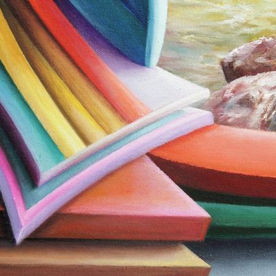 Alternate image for Signed Abstract Nature Painting 2017 from Brazil Parallel Dimension