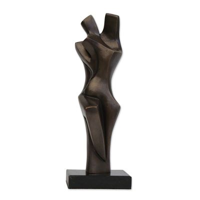 Alternate image for Romantic Bronze Fine Art Sculpture from Brazil Romance