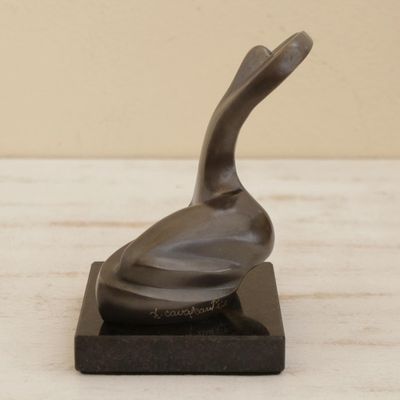 Alternate image for Sleek Bronze Sculpture of Seated Madonna Renaissance Madonna Seated III