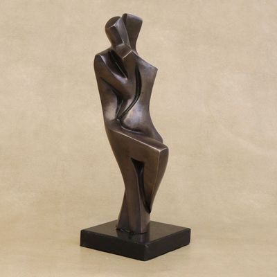 Alternate image for Romantic Bronze Fine Art Sculpture from Brazil Romance
