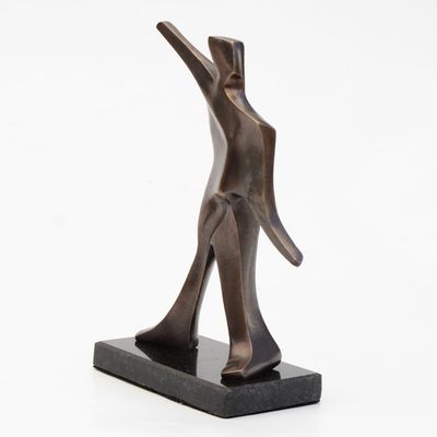 Alternate image for Hand Crafted Bronze Contemporary Sculpture of a Pitcher Pitcher