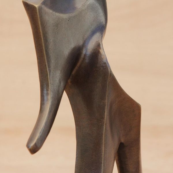 Alternate image for Hand Crafted Bronze Contemporary Sculpture of a Pitcher Pitcher
