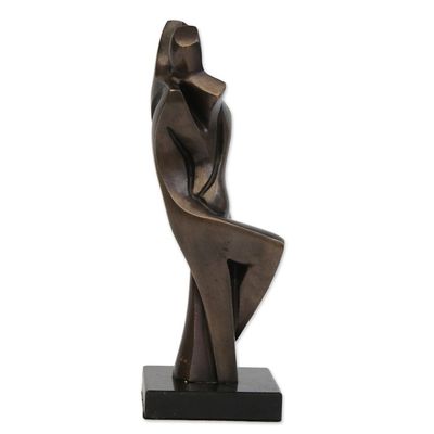 Alternate image for Romantic Bronze Fine Art Sculpture from Brazil Romance