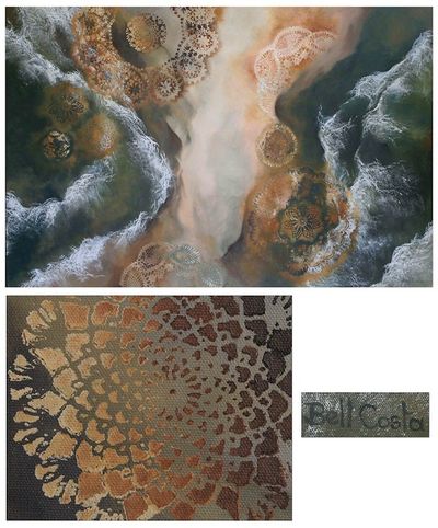 Alternate image for Abstract Painting from Brazil The Dynamics of the Universe