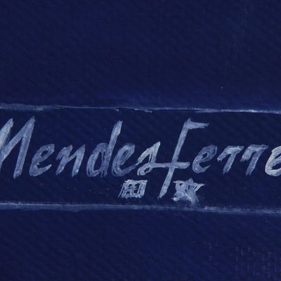 Alternate image for Moon-Themed Signed Abstract Painting from Brazil In the World of the Moon