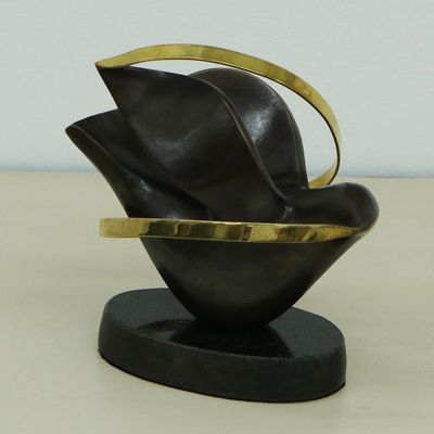 Alternate image for World Peace Project Bronze and Steel Sculpture from Brazil Dove