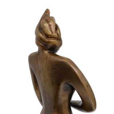 Alternate image for Abstract Bronze Sculpture of Female Samba Dancer from Brazil Samba Dancer