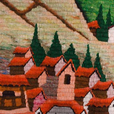 Alternate image for Hand Crafted Cultural Wool Tapestry of the Andes The Return