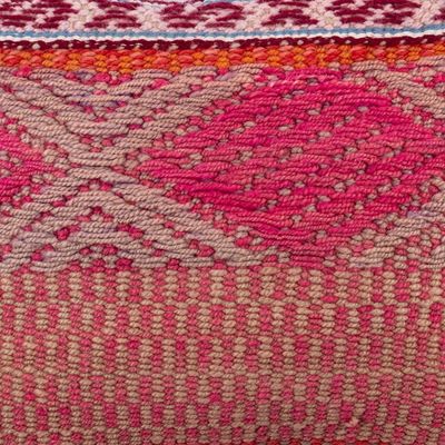 Alternate image for Traditional Handwoven Wool Shoulder Bag with Vibrant Tassels Andean Trip