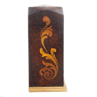 Alternate image for Hand Painted Wood Jewelry Box Love Blossom