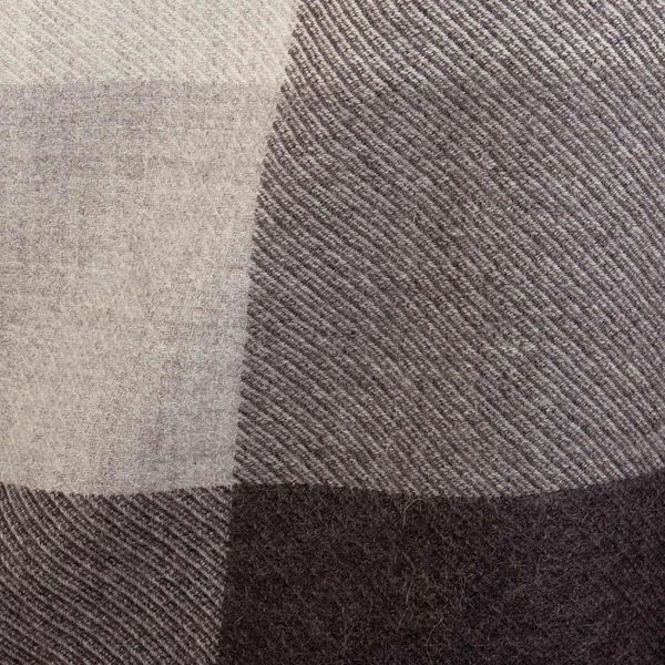 Alternate image for Super Soft Grey Plaid Alpaca Wool Patterned Scarf Gray Squared