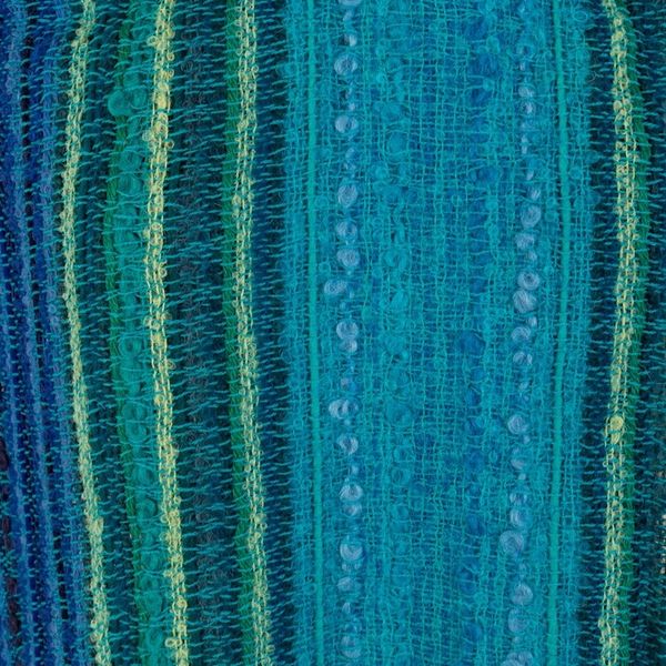 Alternate image for Unisex Striped Colorful Baby Alpaca Blend Scarf from Peru Planet Colors