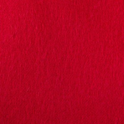Alternate image for Handcrafted Alpaca Wool Blend Solid Scarf Apple Red