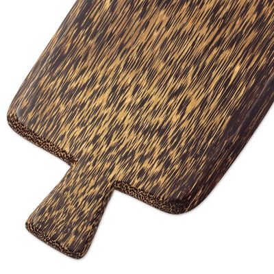Alternate image for Peruvian Charcuterie Board Hand-Carved from Reforested Wood Amazon Path