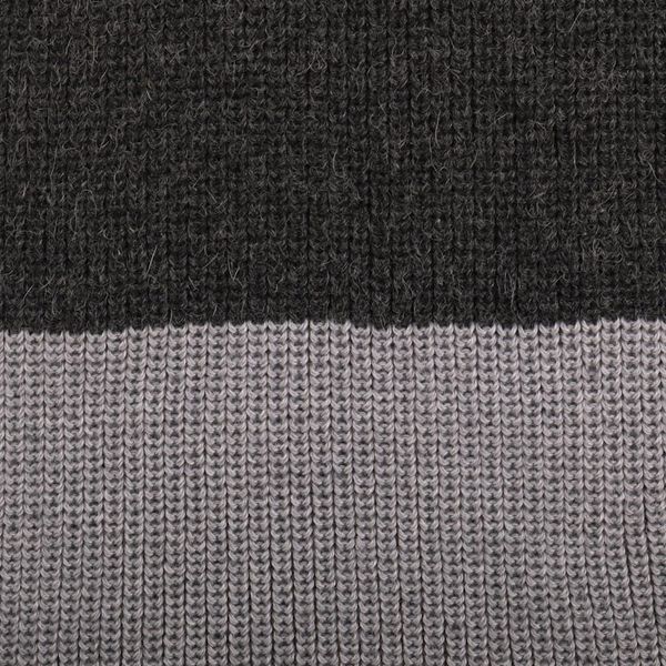 Alternate image for Mens Blac Grey Baby Alpaca Blend Sweater Peru Peru in Three