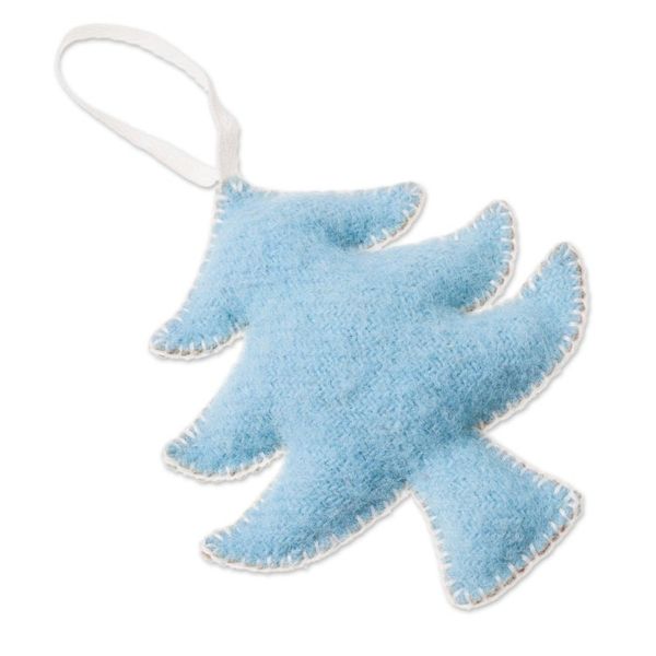 Alternate image for Assorted Wool Tree Ornaments from Peru Set of 4 Vibrant Trees