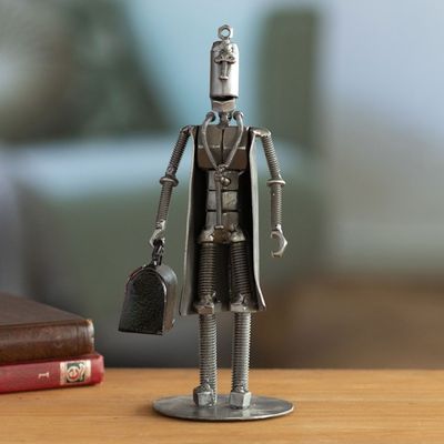 Alternate image for Recycled Auto Part Sculpture of a Doctor from Peru House Call