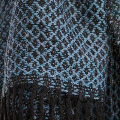 Alternate image for Mens 100 alpaca scarf Lake Arapa Night