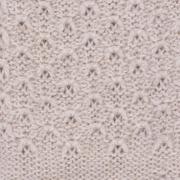 Alternate image for Patterned 100 Baby Alpaca Fingerless Mitts in Ivory Gossamer Champagne